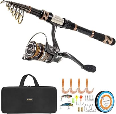 Plusinno fishing rod and reel combos Clearance