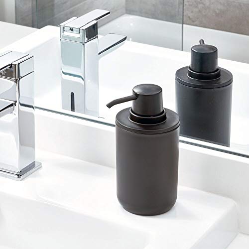 iDesign Cade 4-Piece Bathroom Accessory Set, Matte Black
