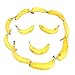 Gadjit Banana Hook-Under Cabinet Hanger Ripens Bananas with Less Bruises -Space Saving,Clutter-Free Countertops,Folds Up Neatly Out-of-Sight When Not in Use-Self-Adhesive+Pre-drilled Screw Holes White