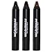 Possiave Hair Lipstick-Non-Toxic Temporary Hair Dye Color-No Mess-Last up to 2 Days- Works on All Hair Color and Cover White Hair Color Patch-(Black-Dark Brown-Coffee) (3 colors)