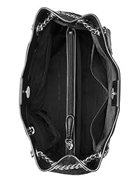 Michael Kors - Bolso de mano de piel con cadena para mujer