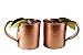 Set of 2 hammered Copper Mugs for Moscow Mules by ALCHEMADE with bonus E-Recipe book included