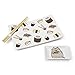 Pusheen by Our Name is Mud Stoneware Sushi Tray and Soy Dish with Chopsticks, 3 Pieces, White