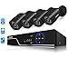 FREDI Security Camera System 8-Channel HD-TVI 1080P Lite Video Security System DVR and (4) 1.0MP Indoor/Outdoor Weatherproof Cameras with IR Night Vision LEDs- WITHOUT HDD