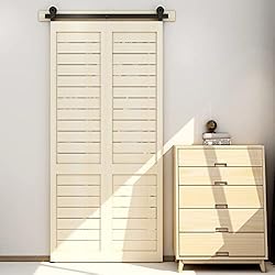 CCJH 42" Bi-Folding Sliding Barn Door Hardware Kit