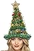 Smiffys Christmas Tree Hat, Green, Christmas Fancy Dress Accessory, Xmas Dress Up Hats