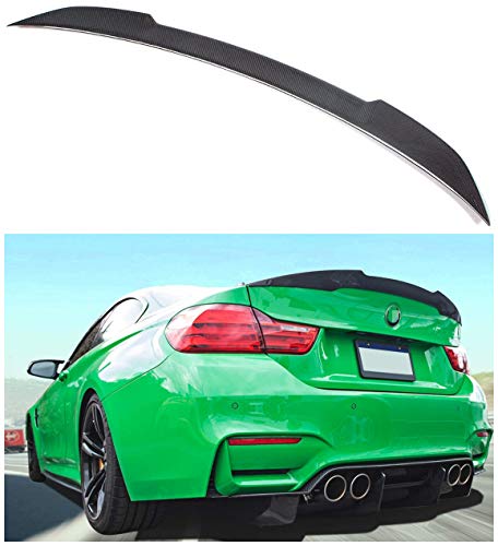 NO7RUBAN Rear Spoiler Fits for 2012-2017 BMW F30 3 Series Sedan & 2014-2017 F80 M3 Sedan M4 Type Trunk Spoiler Wing Carbon Fiber Style - Thumbnail 6
