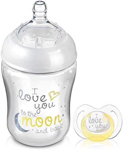 Nuby Natural Touch Anti-Colic Bottle with Soother, 270 ml