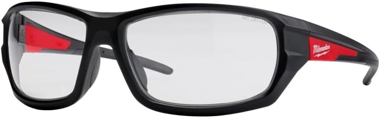 Milwaukee Performance Safety Glasses Clear Anti Fog Lens Impact Tested