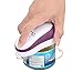 Smooth Edge Electric Can Opener with One Button Start & Auto Stop (Purple)