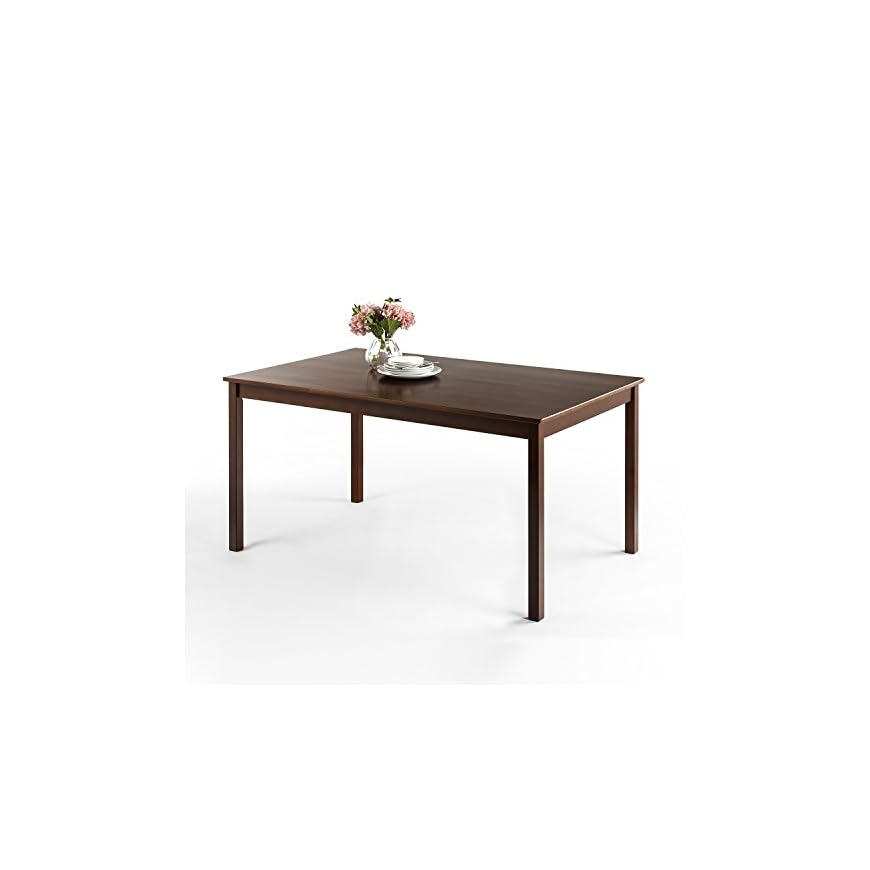 Zinus Juliet Espresso Wood Large Dining Table / Table Only LAVORIST