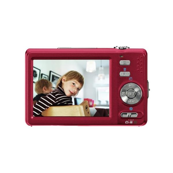 AgfaPhoto OPTIMA 102 Digitalkamera (12 Megapixel, 3-fach opt. Zoom, 3 Zoll Display, bildstabilisiert) pink – Bild 3