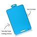 iNeibo Kitchen Premium Silicone Cutting board - Durable, Nonslip, Flexible, Large Cutting Surface, Heat Resistant - With Measurement Around 4 Sides ,Blue