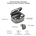 Wireless Earbuds, Soundmoov Truly Bluetooth Earphones with Charging Box Noise Cancelling Sweatproof Mini Bluetooth Headphones for iPhone iPad, Smartphones Tablets, Laptop and More (Gray)