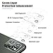 [New Design] Noii Camera Lens Protector for iPhone 11 Pro 5.8 inch/ 11 Pro Max 6.5 inch,with Flash ANTI GLARE CIRCLE,[2 Pack] 3D full Coverage Tempered Glass,Easy Install Anti-Scratch - Clear.
