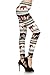 Leggings Depot High Waisted Checkered & Animal Print Leggings for Women-Full Length-R620, Lucky Elephant, One Size