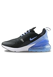 NIKE Women's Sneaker, Black Metallic Silver Royal