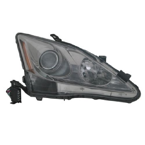 OE Replacement Lexus IS250 Passenger Side Headlight Assembly Composite (Partslink Number LX2503132)