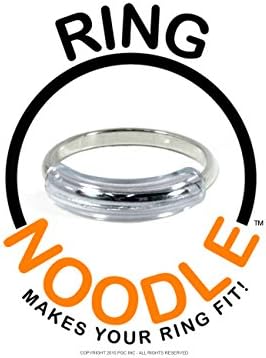 RING NOODLE Ring Size Reducer, Ring Guard, Ring Size Adjuster - 3 pack of MIXED SIZE for THIN RINGS. For rings 0.5-1.5mm wide. Reduces ring size up to 2 sizes.