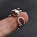 Sharkleap 3 Pieces Sterling Silver Cat Rings, Kitty's Paw Ear Ring Set