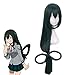 HLZG Asui Tsuyu Cosplay Wig My Hero Academia Costume Long Straight Green Hair