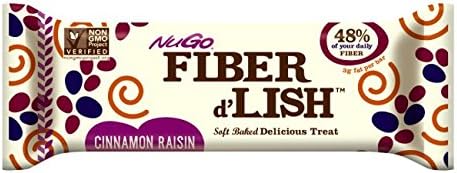 NuGoNutrition Fiber D'Lish Bar - Cinnamon Raisin 16 Bar(S)
