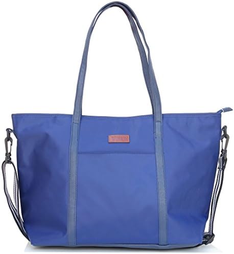 Canvas Tote Bags Nylon Travel Luggage Bags Beach Bags For Women (A1.Navy-1)