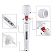 Scheam Wand Massager Handheld with 10 Powerful Speeds Personal Cordless Rechargeable Vibrator Therapy Body Massager for Muscle Aches and Sports Recovery (White)