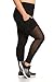 Phone Pocket Ultra Stretchy Womens Plus Size Mesh Leggings Yoga Gym Sports Pants Thick and Comfortable