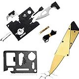 Credit Card Knife Wallet Tool with 18 in 1 Credit Card Tool Pocket Tool,Folding Card Knife Wallet Knife,11 in 1 Multitool Card,3 Type/Set Stocking Stuffers Gift Gadgets for Men,Dad, Mom, Husband