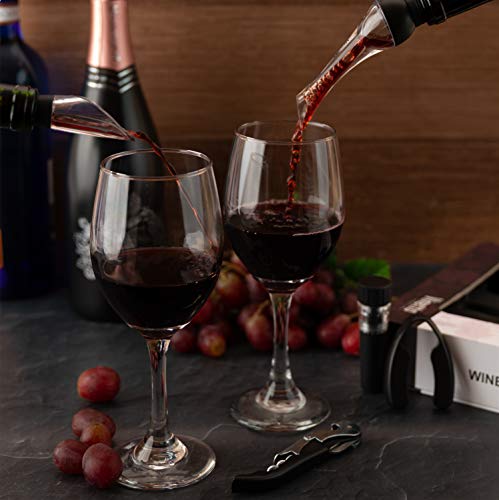 Vinetto Wine Aerator Pourer and Decanter Spout | Easy, Rapid Way To Help Air Filter Into Wine | Unique Gift Idea for Women, Men, and Wine Enthusiasts | Discover Wine's Full Potential