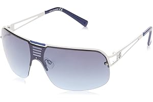 Rocawear Metal Shield UV400 Protective Rectangular Sunglasses.