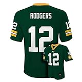 Aaron Rodgers Green Bay Packers Green NFL Youth 2015-2016 Season Mid-tier Jersey