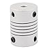 uxcell Motor Shaft Dia 4mm to 5mm Joint Helical Beam Coupler Coupling D18L25