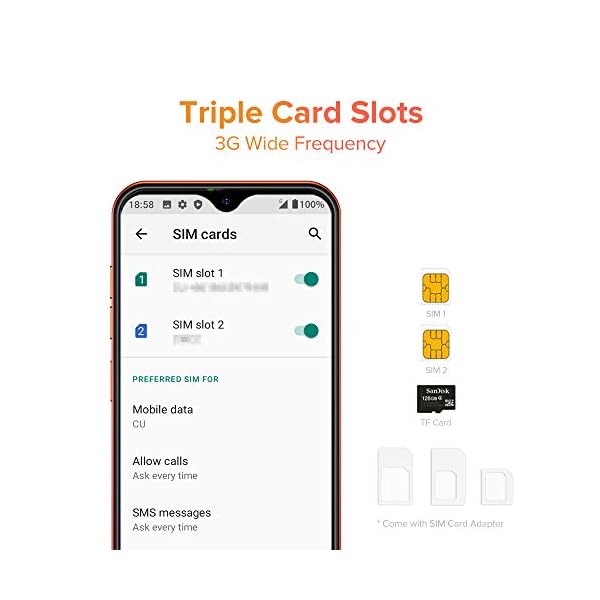 Ulefone-2020-Note-8-Mobile-Phone-SIM-Free-Unlocked-Android-10-GO-2GB-RAM-16GB-ROM-128GB-Extension-Three-Card-Slots-55-Inch-Dewdrop-Screen-Face-ID-GPS-Bluetooth-SOS-Midnight-Green Ulefone Note 8, Mobile Phone SIM Free Unlocked, Android 10, 2GB RAM 16GB ROM 128GB Extension, Three Card Slots 5.5 Inch…