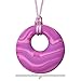 Munchables Scribbles Sensory Chew Necklace – Chewy Fidget Toy for Adults, Teens and Girls (Pink)