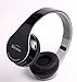 Beyution Hi-Fi Stereo Wireless Bluetooth Headphone for Apple all IPAD IPO SAMSUNG GALAXY S4/S3; Nook; Visual Land Filemate; LG and all portable deive which with bluetooth device--Black