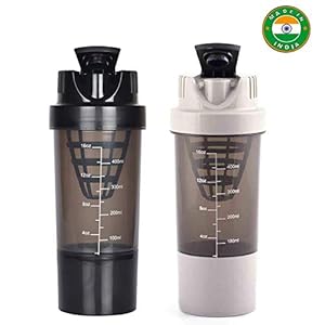 HAANS Cyclone Gym Shaker Bottle 500 ml Pack of 2