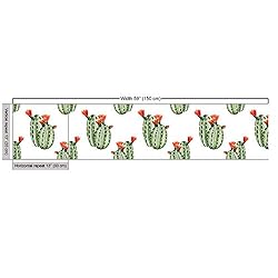 Ambesonne Cactus Fabric by The Yard, Cacti Spikes