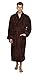 Arus Men's Shawl Fleece Bathrobe Turkish Soft Plush Robe