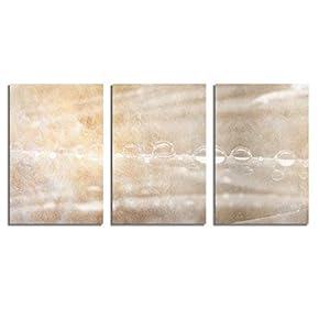 Canvas Wall Art Abstract Vintage Style Painting Artwork for Home Prints Framed - 16"x24" x 3 Panels