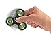 D-Stress Tri Spinner Hand Fidget Toy With si3n4 Hybrid Ceramic Bearing for 1-3 Minute Spins, Office, School, Desk, (Black/Green)