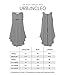 URBANCLEO Womens Scoop Neck Sleeveless Elong Tunic Top Shirt Black Large