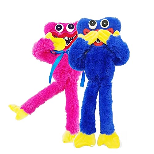 2Pcs Huggy Wuggy Plush Toy, Inch Kissy Missy Scary and Funny