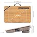 Home Office Lap Desk-wishacc Portable Bamboo Laptop Lap Desk Accessories (Fits up to 17.3″ Laptop)thumb 3