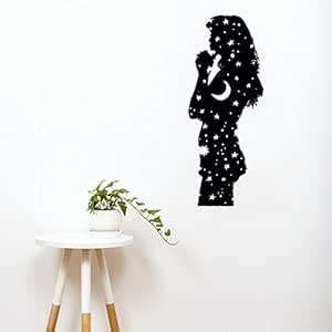 zhuziji Tatuajes de Pared Magic Woman Vinilo Adhesivo de Pared ...