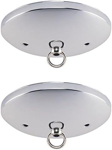 Westinghouse 7003300 Brushed Nickel Finish Ceiling Canopy Kit (2 Pack)