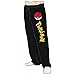 Pokémon Poke Ball Logo Black Quick Turn Sleep Pant - Black (XX-Large)