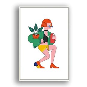 Framed Canvas Wall Art for Living Room, Bedroom Minimalist Abstract Canvas Prints for Modern Home Decoration Ready to Hang - 16"x24" inches