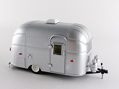 Greenlight 18224 Airstream Bambi 16' Camper Trailer Silver for 1/24 Scale Model Cars and Trucks 1/24 Diecast Model